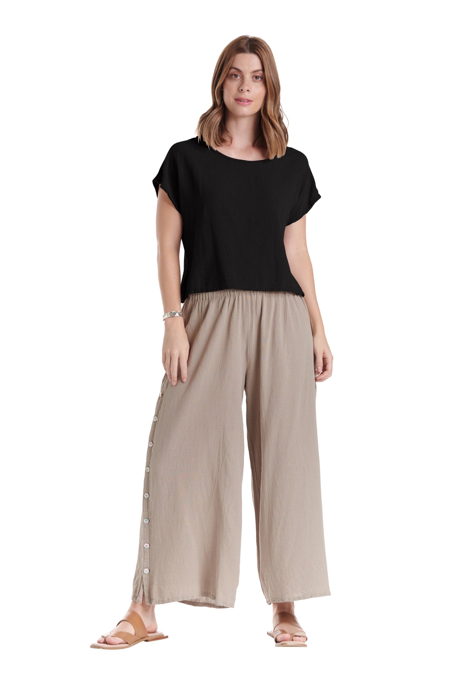 Olga Cotton Gauze Blouse – New Arrival-Oh My Gauze