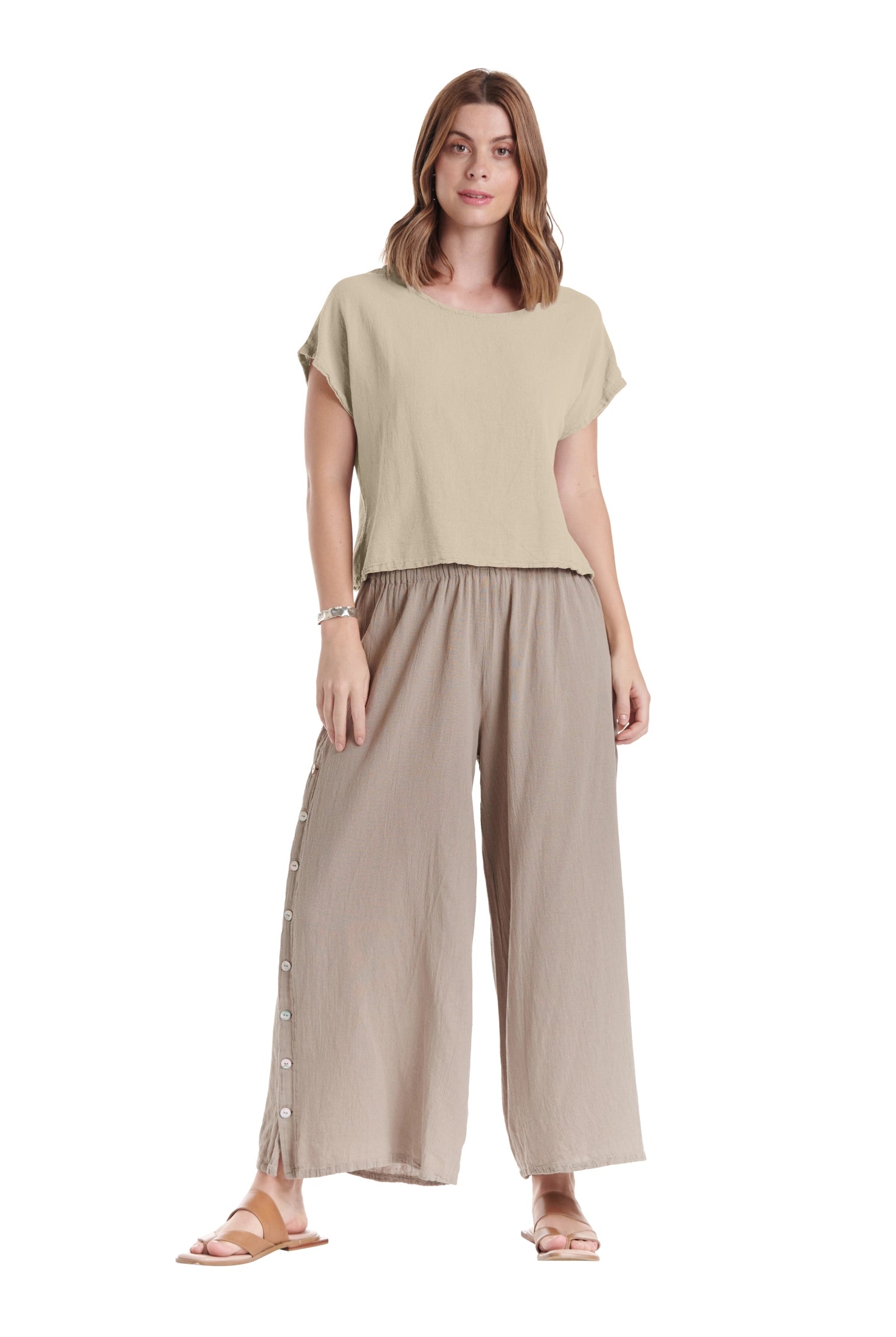 Olga Cotton Gauze Blouse – New Arrival-Oh My Gauze