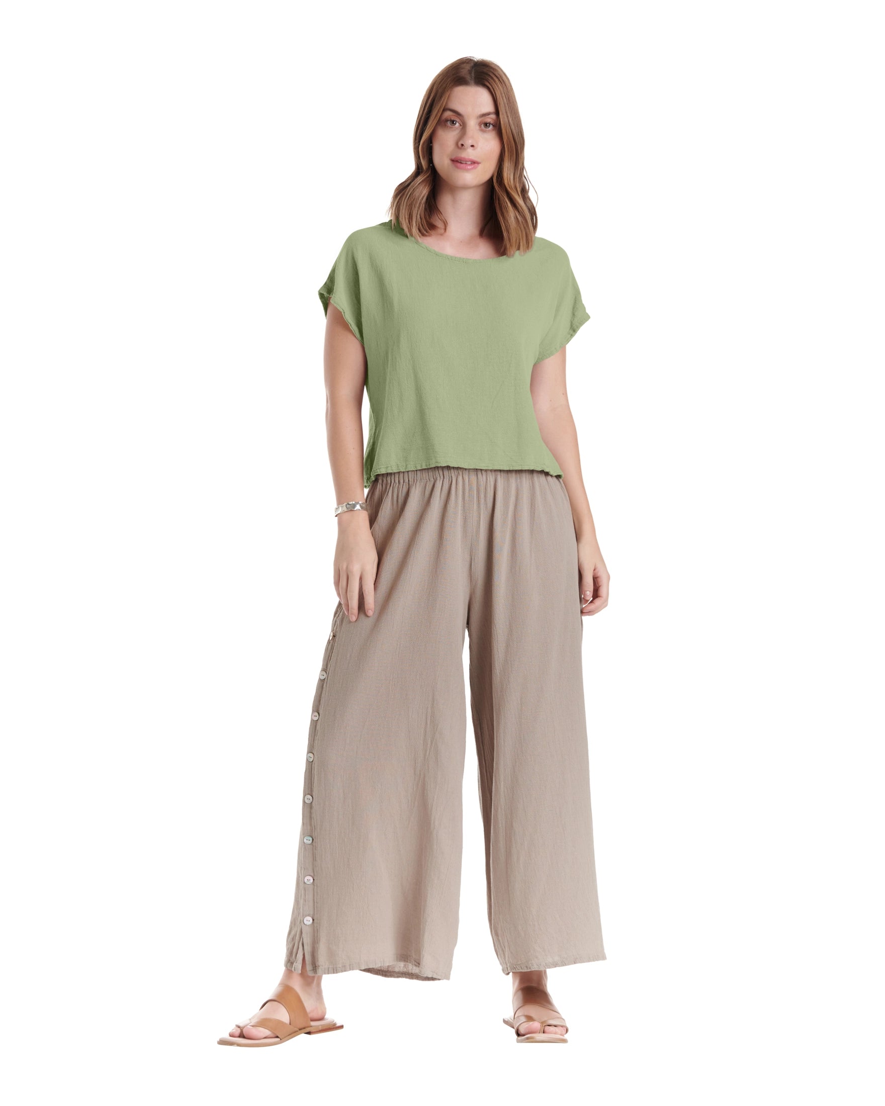 Olga Cotton Gauze Blouse – New Arrival-Oh My Gauze