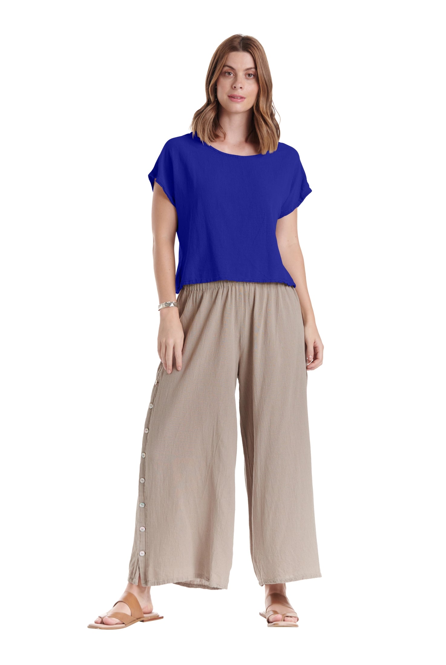 Olga Cotton Gauze Blouse – New Arrival-Oh My Gauze