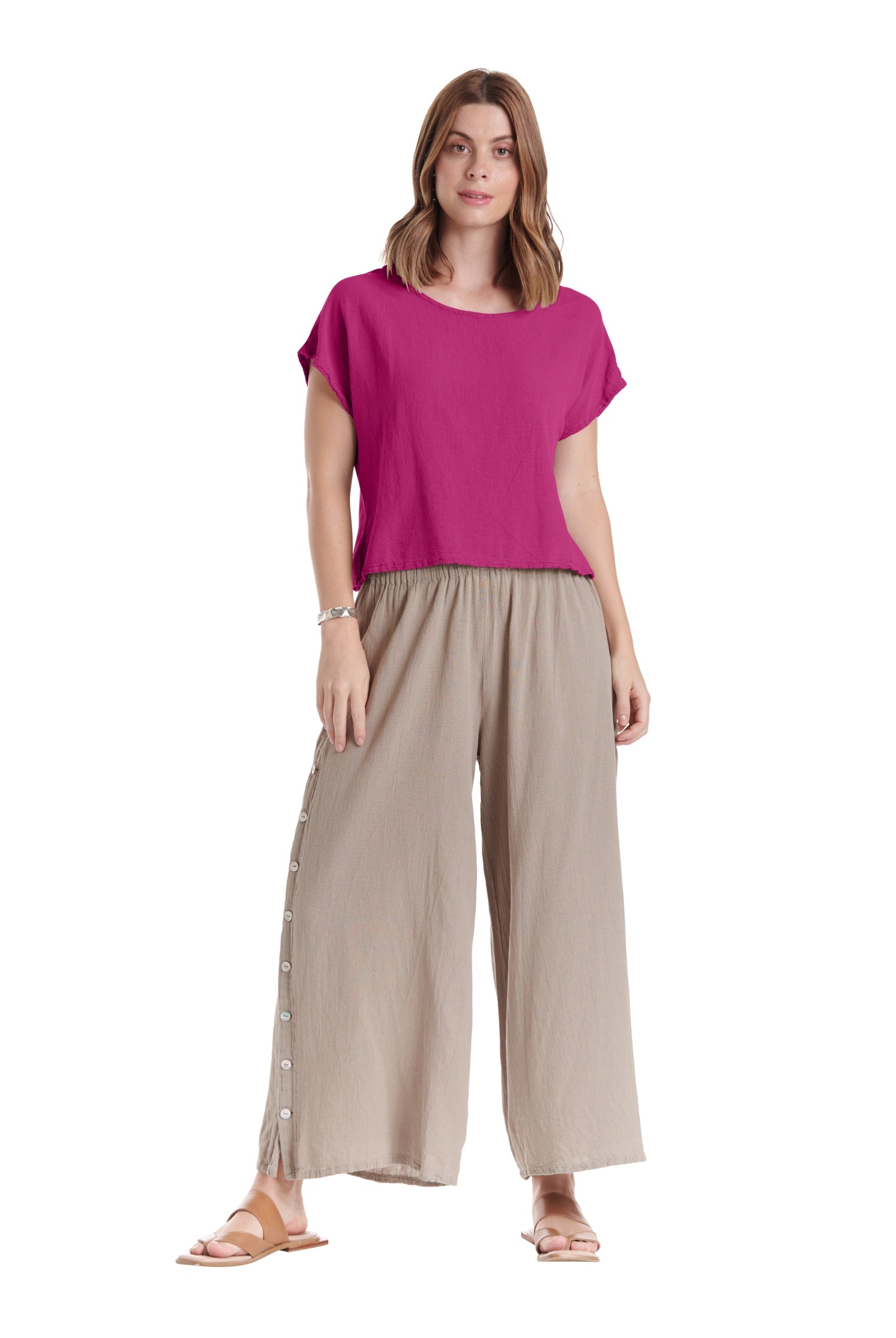 Olga Cotton Gauze Blouse – New Arrival-Oh My Gauze