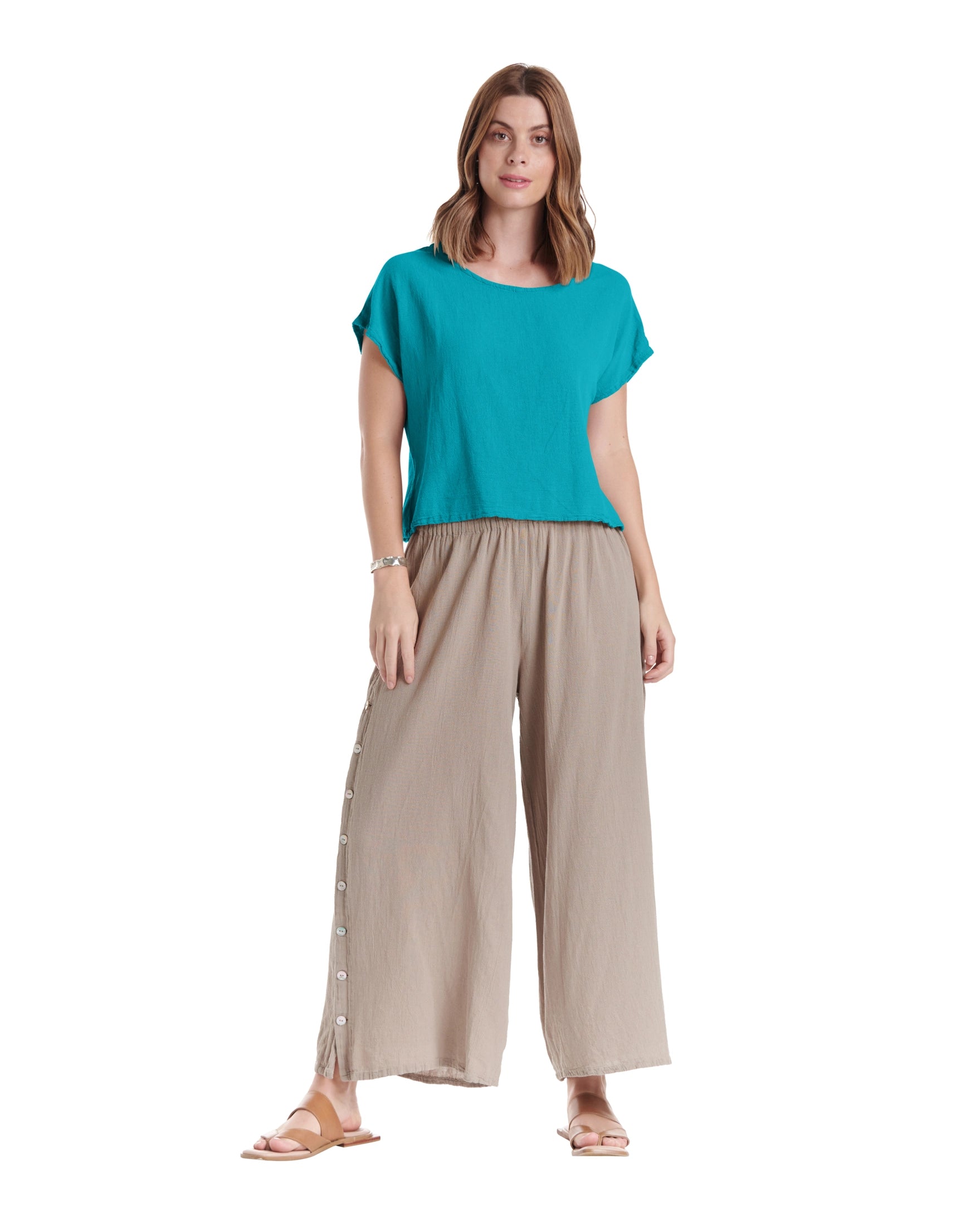 Olga Cotton Gauze Blouse-Oh My Gauze