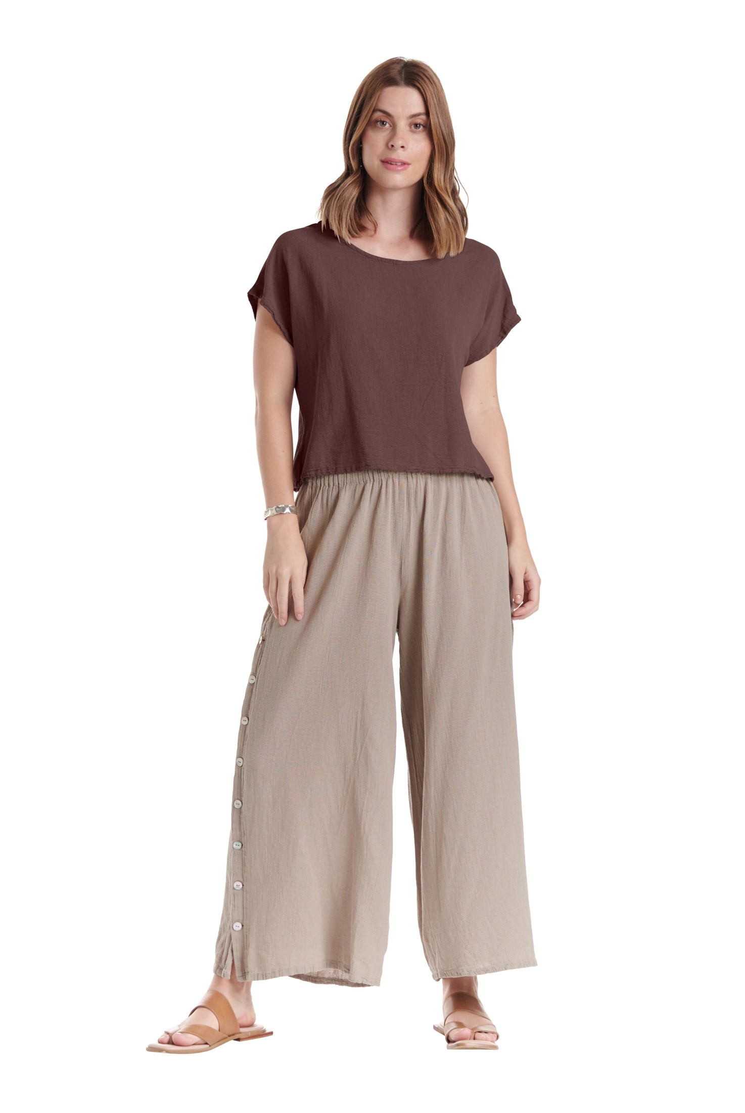 Olga Cotton Gauze Blouse – New Arrival-Oh My Gauze