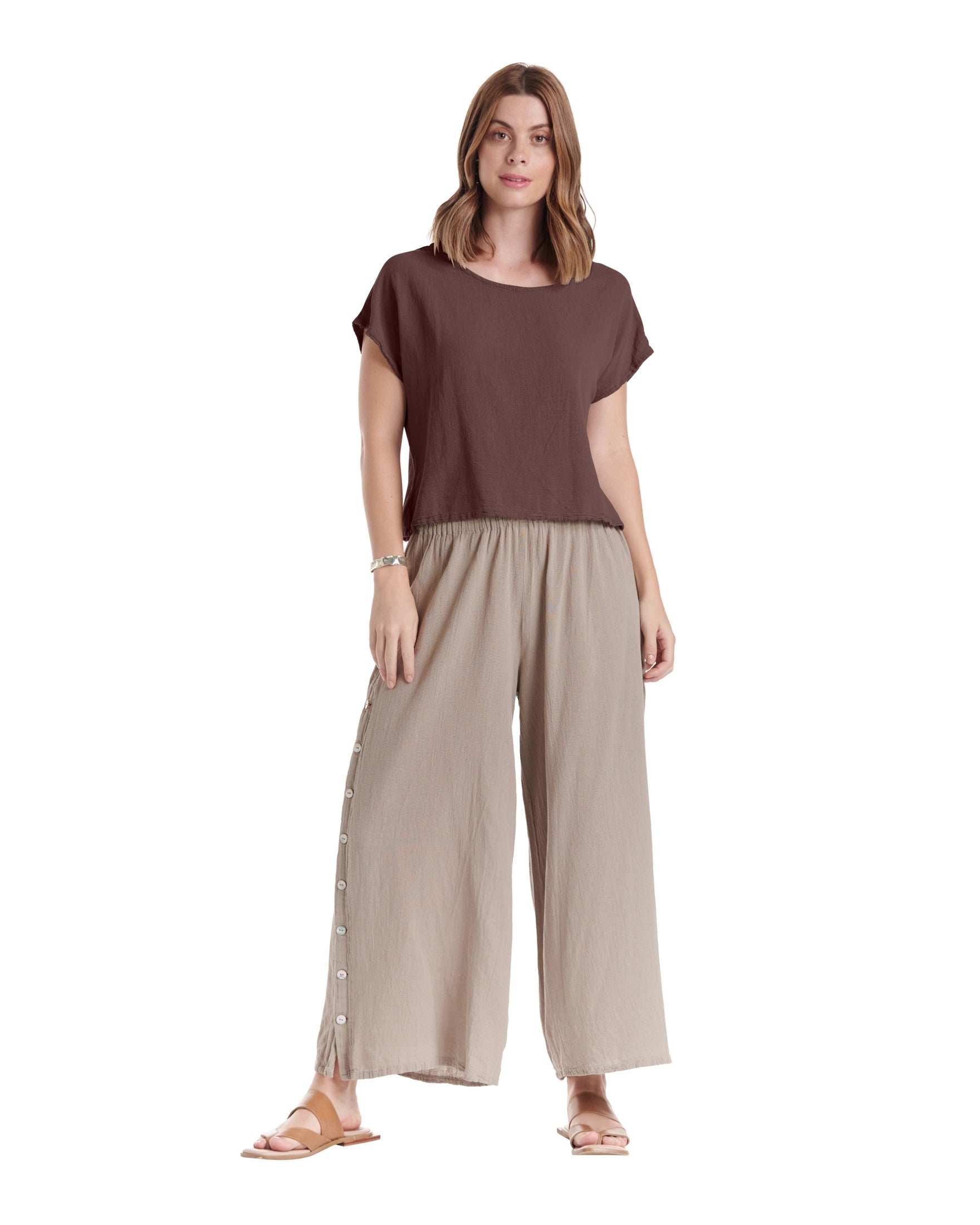 Olga Cotton Gauze Blouse – New Arrival-Oh My Gauze