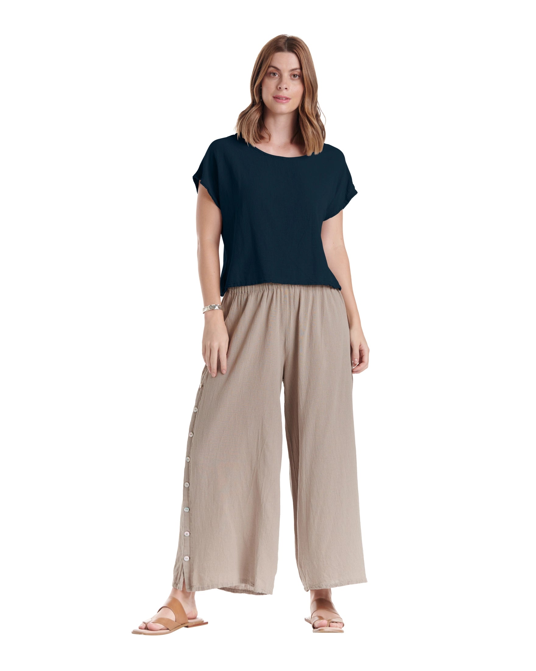 Olga Cotton Gauze Blouse – New Arrival-Oh My Gauze