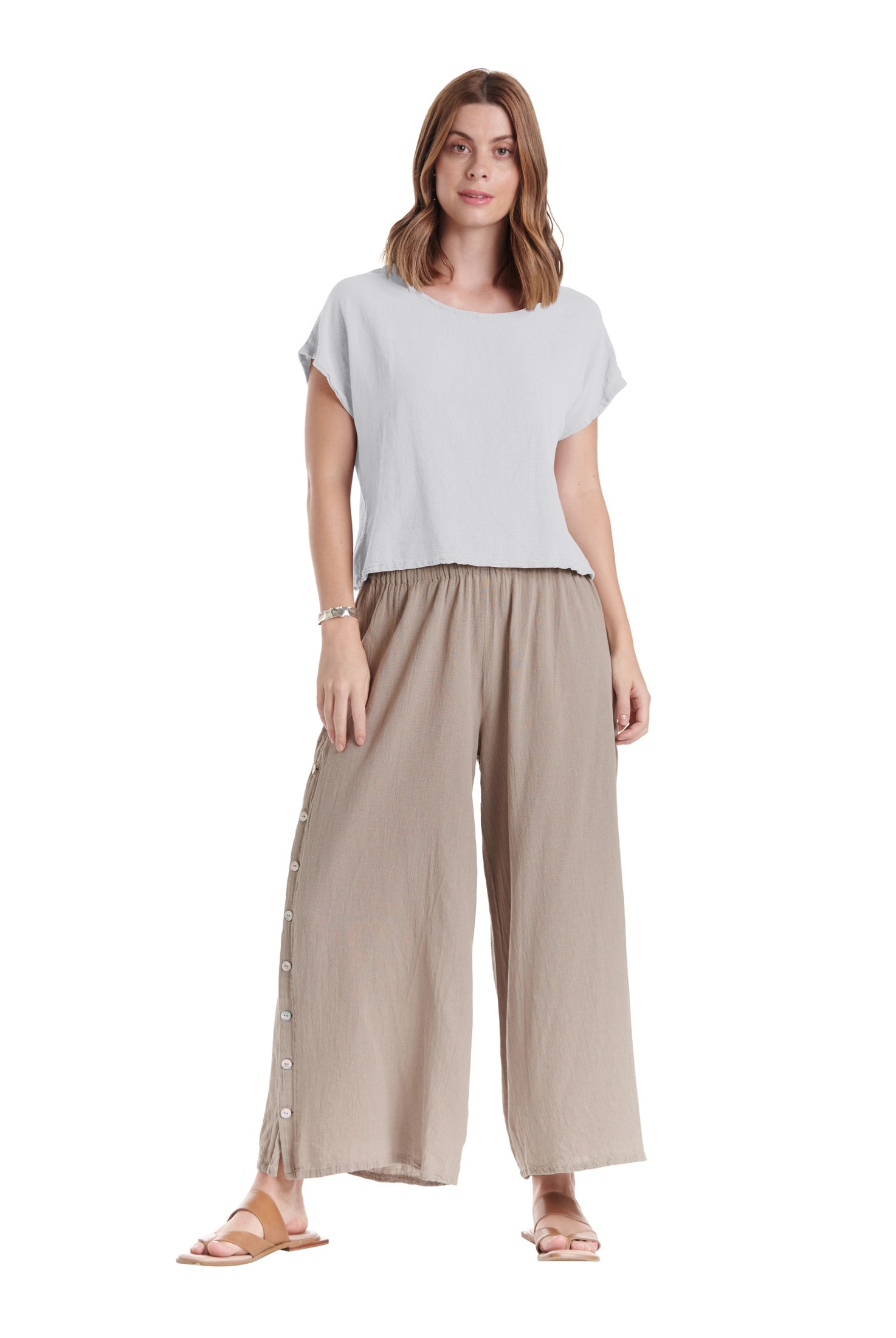 Olga Cotton Gauze Blouse – New Arrival-Oh My Gauze