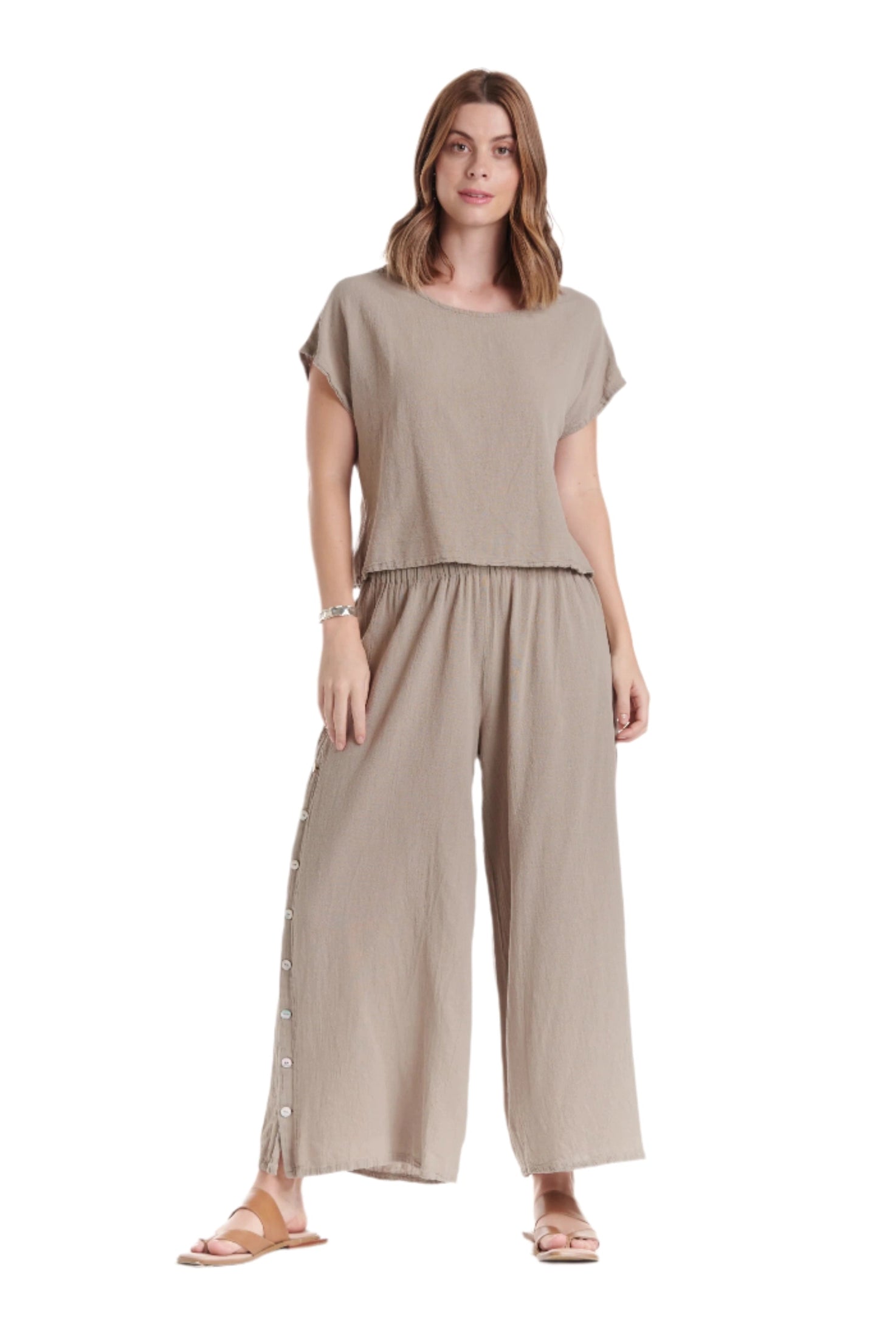 Olga Cotton Gauze Blouse – New Arrival-Oh My Gauze