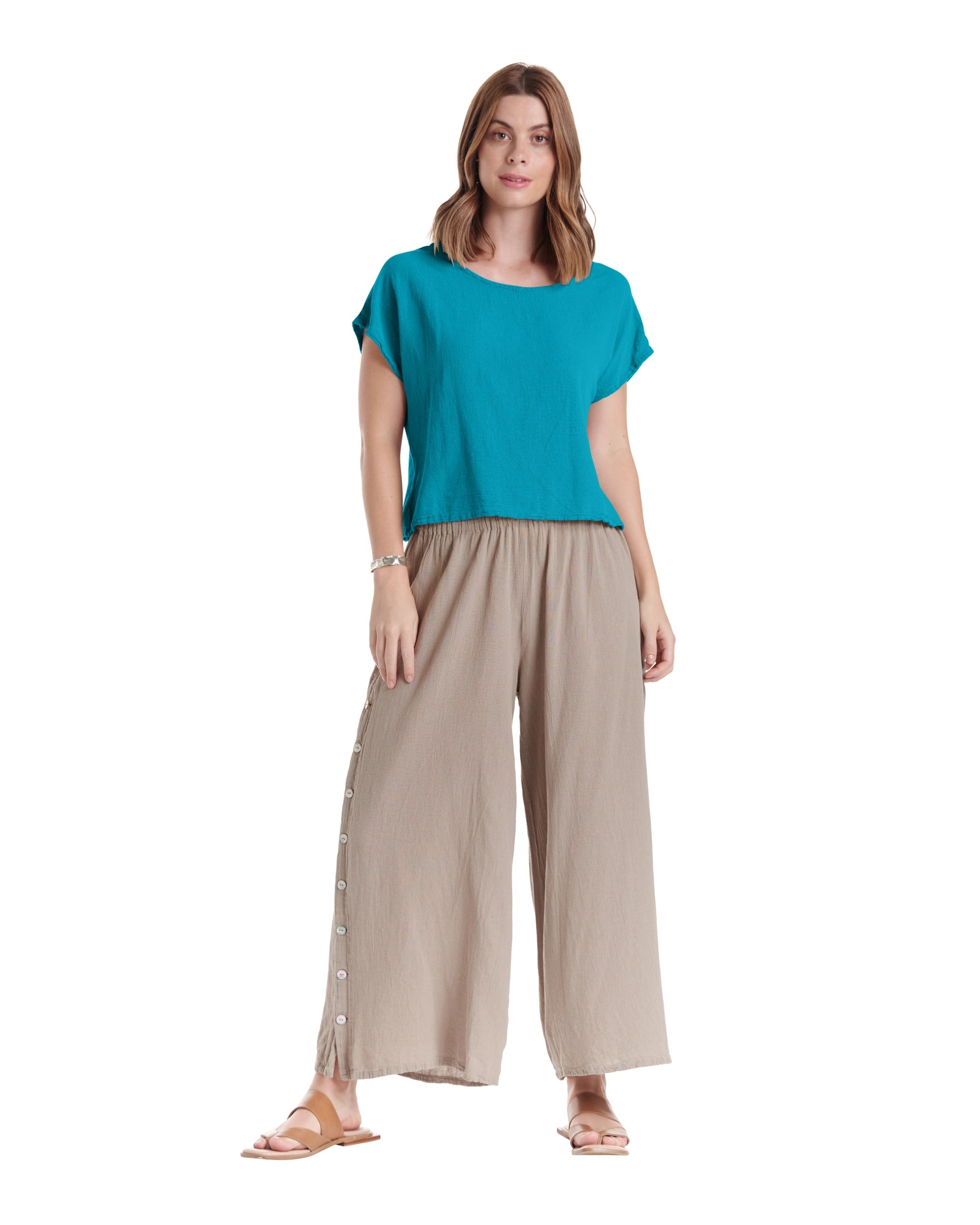 Olga Cotton Gauze Blouse-Oh My Gauze
