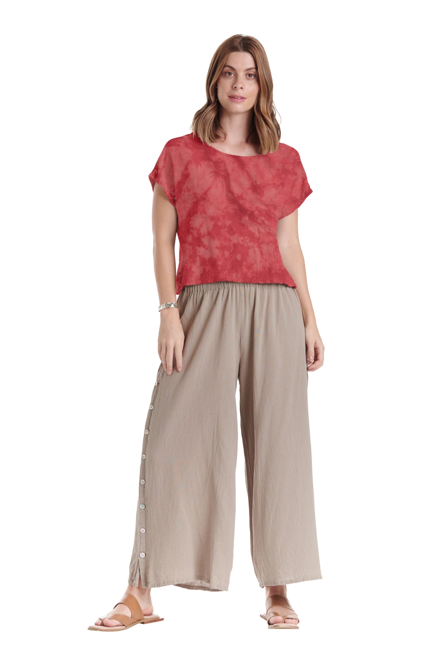 Olga Cotton Gauze Blouse – New Arrival-Oh My Gauze