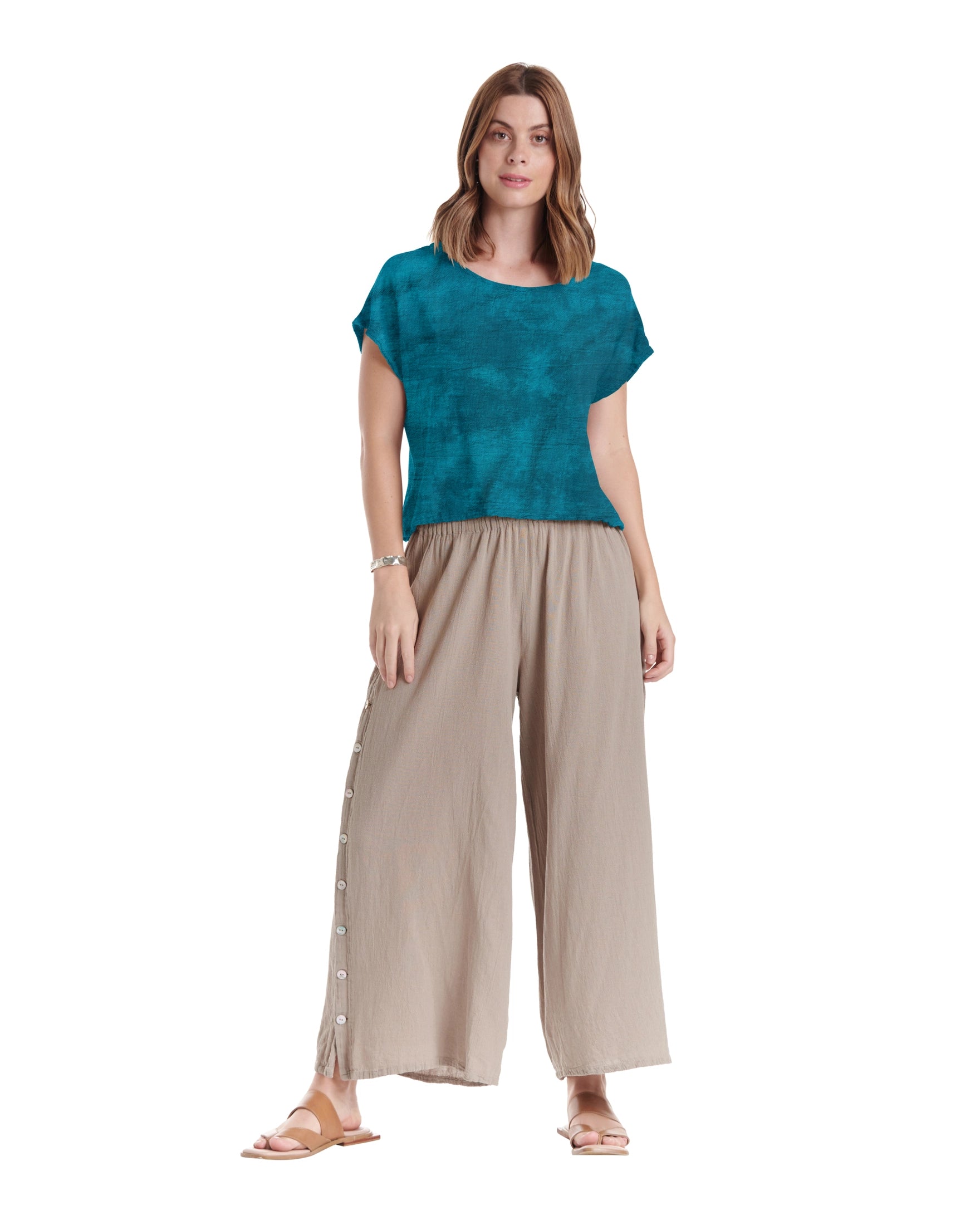 Olga Cotton Gauze Blouse – New Arrival-Oh My Gauze