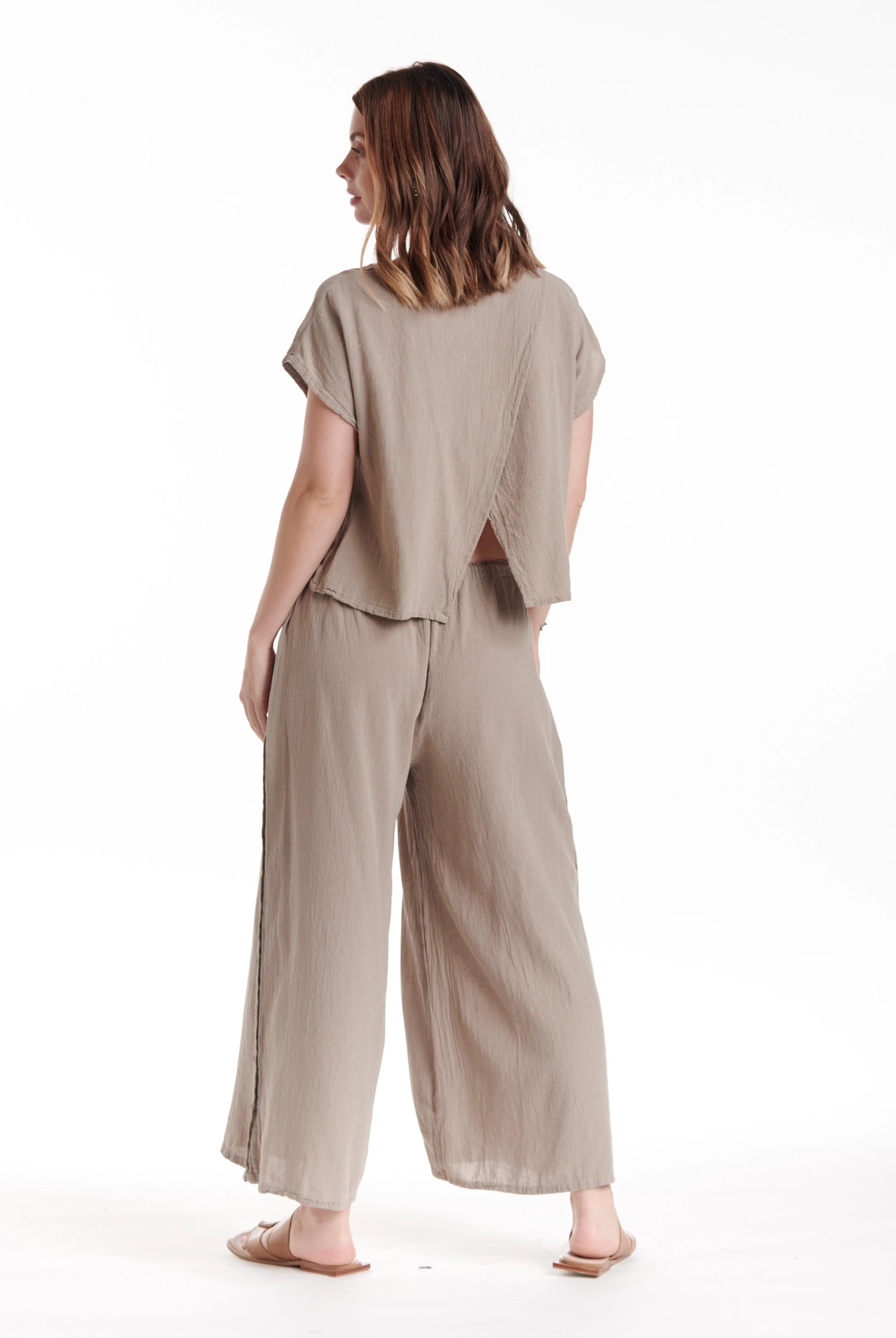 Olga Cotton Gauze Blouse – New Arrival-Oh My Gauze