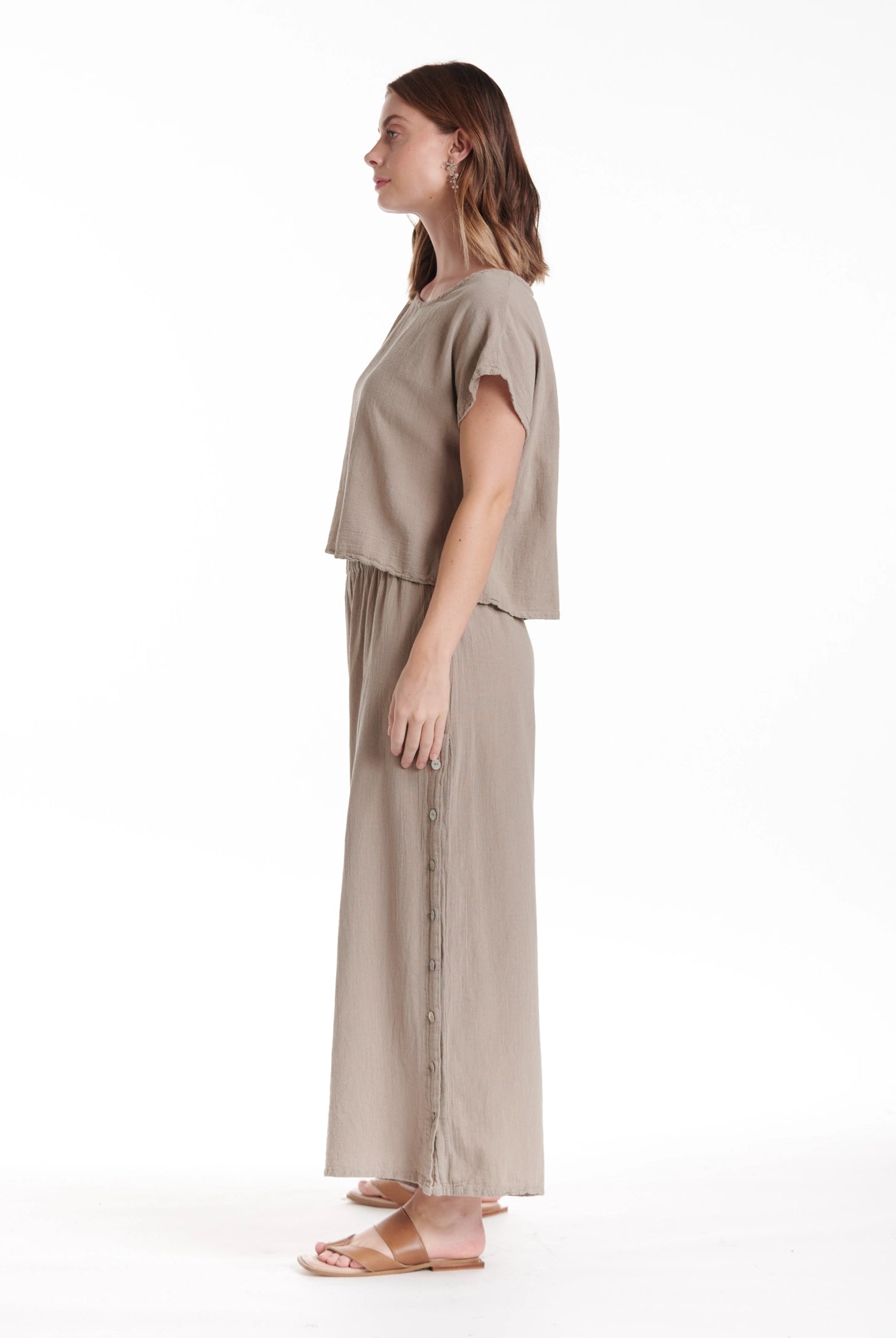 Olga Cotton Gauze Blouse – New Arrival-Oh My Gauze