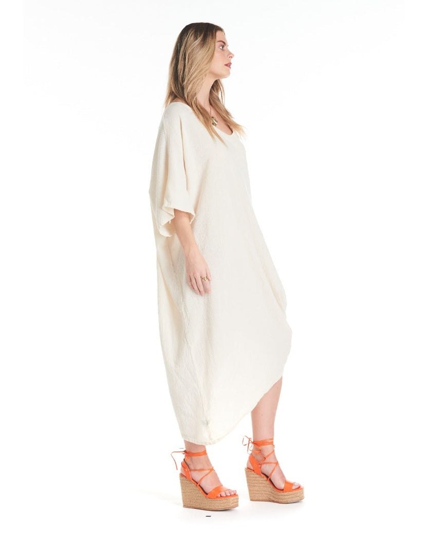 Croissant Cotton Gauze Dress – Final Sale-Oh My Gauze
