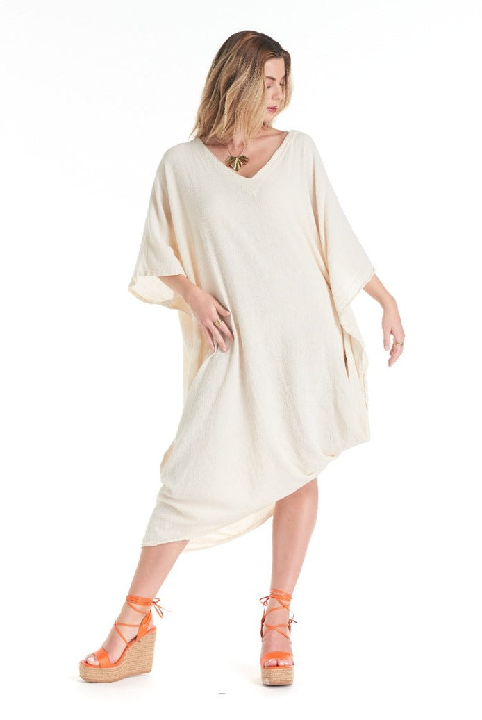 Croissant Cotton Gauze Dress – Final Sale-Oh My Gauze