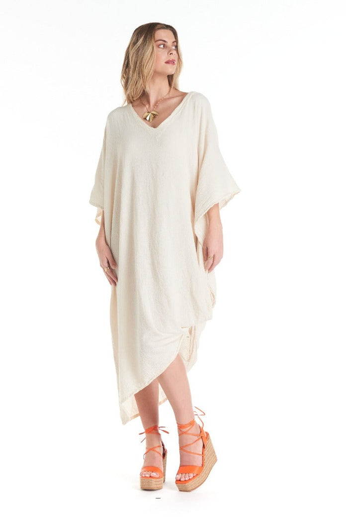 Croissant Cotton Gauze Dress – Final Sale-Oh My Gauze