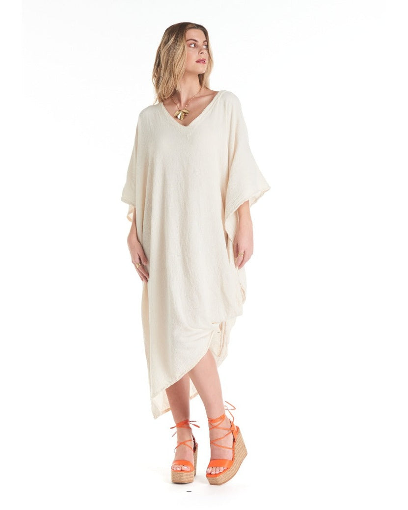 Croissant Cotton Gauze Dress – Final Sale-Oh My Gauze