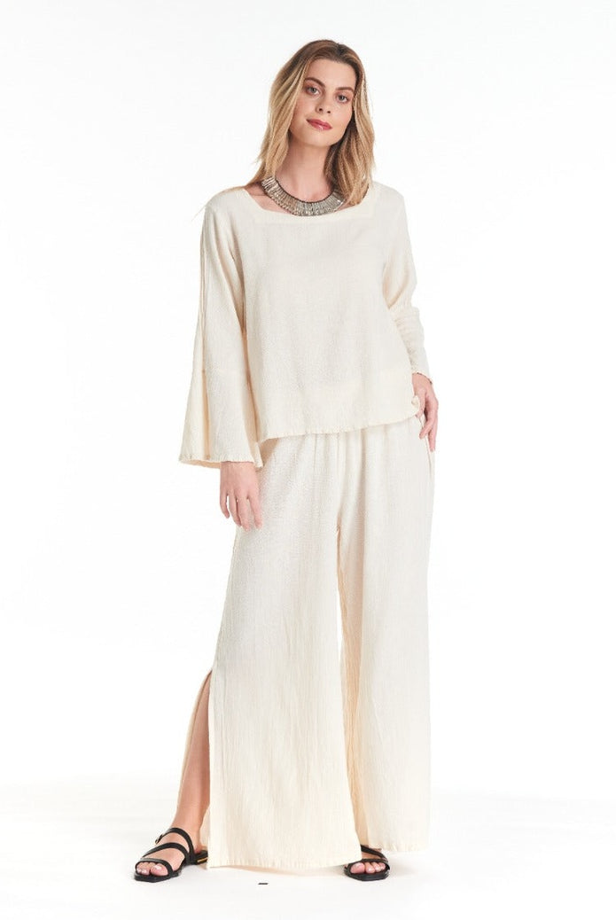 Tulip Cotton Gauze Blouse – Final Sale-Oh My Gauze