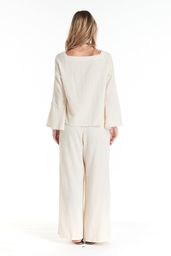 Tulip Cotton Gauze Blouse – Final Sale-Oh My Gauze