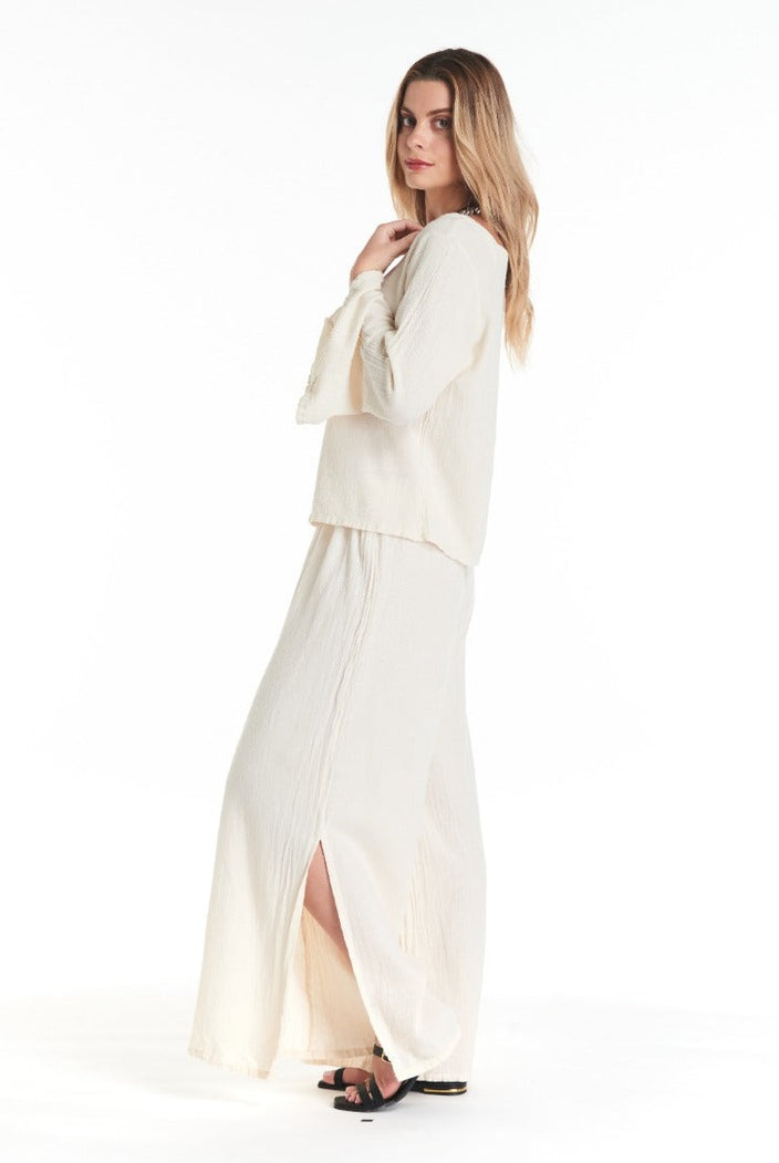 Tulip Cotton Gauze Blouse – Final Sale-Oh My Gauze