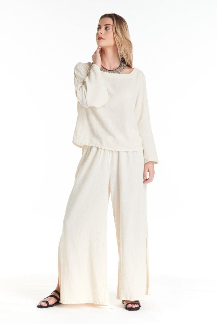 Tulip Cotton Gauze Blouse – Final Sale-Oh My Gauze