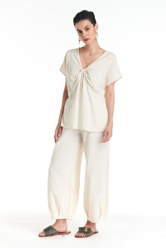 Bow Blouse - Final Sale-Oh My Gauze