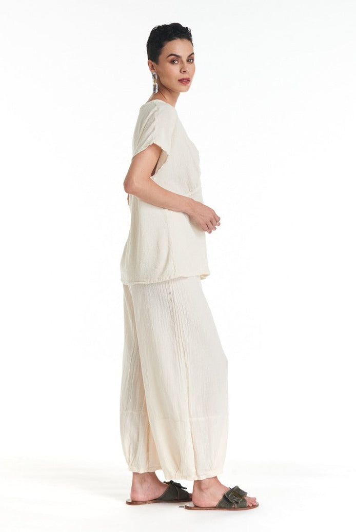 Bow Blouse - Final Sale-Oh My Gauze