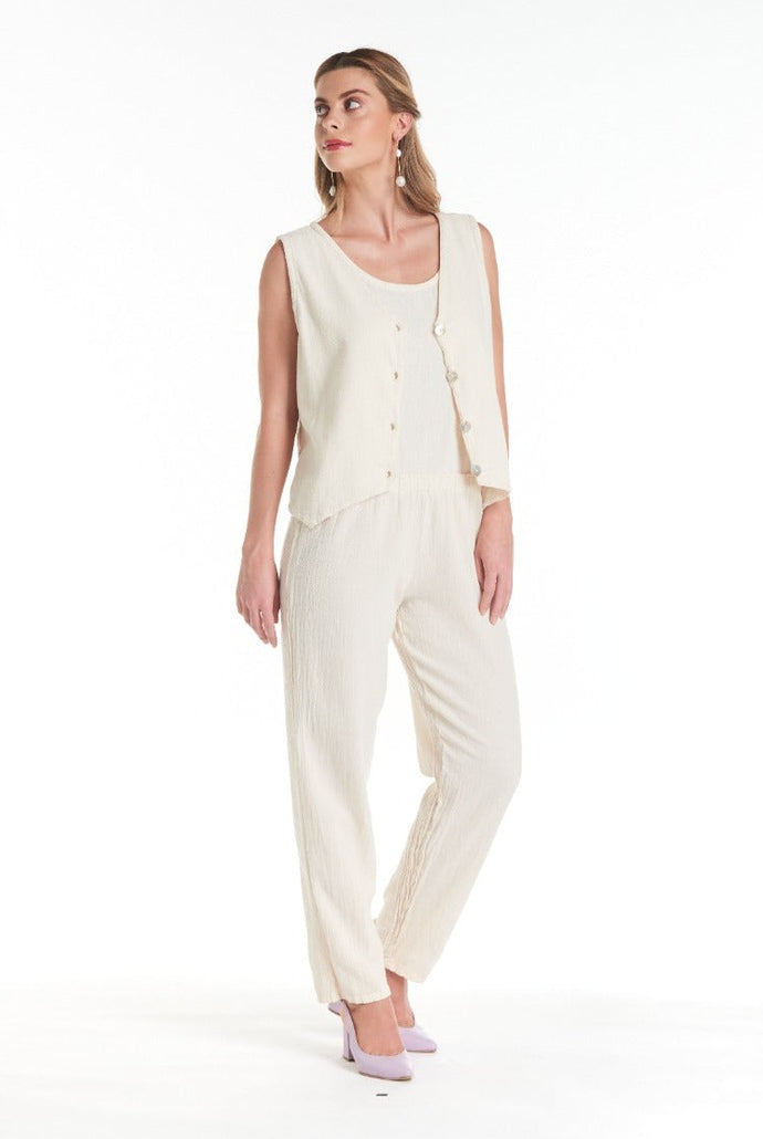 Larissa Vest - Final Sale-Oh My Gauze