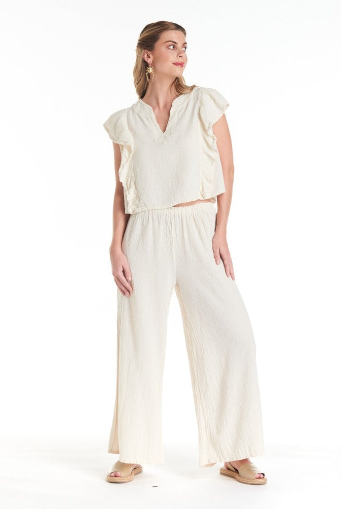 Emmeline Cotton Gauze Blouse – Final Sale-Oh My Gauze