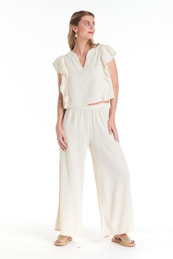 Emmeline Cotton Gauze Blouse – Final Sale-Oh My Gauze