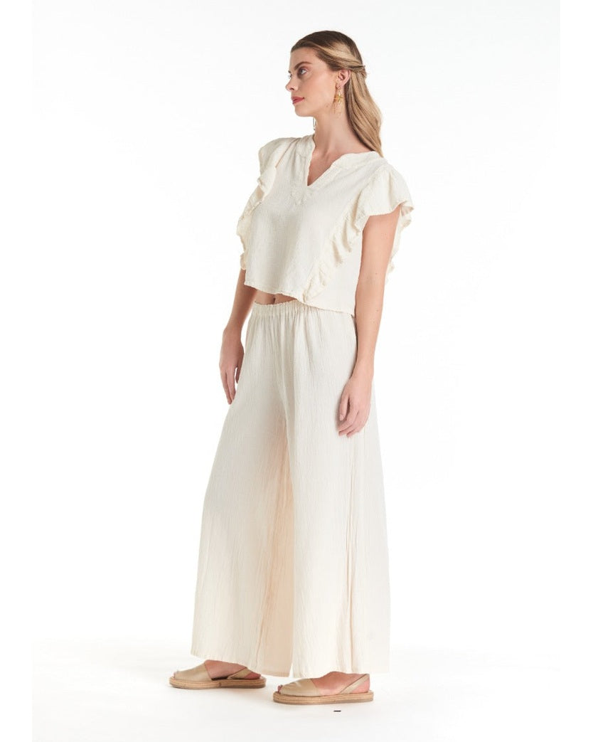 Emmeline Cotton Gauze Blouse – Final Sale-Oh My Gauze