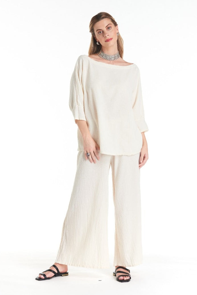 Marina Cotton Gauze Blouse – Final Sale-Oh My Gauze