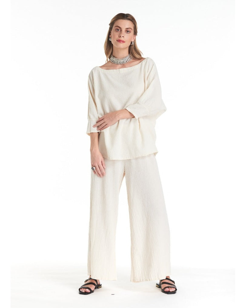 Marina Cotton Gauze Blouse – Final Sale-Oh My Gauze