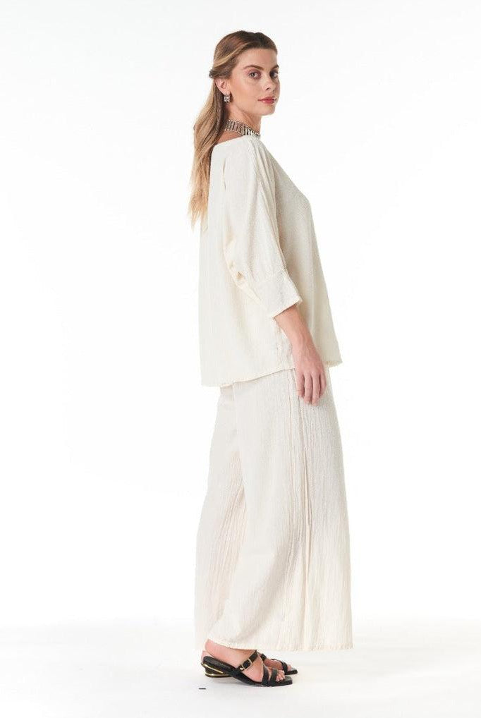 Marina Cotton Gauze Blouse – Final Sale-Oh My Gauze