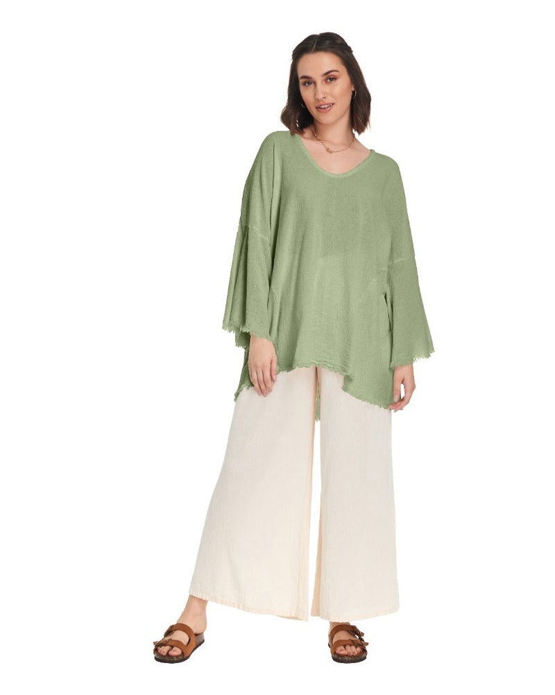 Monarch Cotton Gauze Blouse – Final Sale-Oh My Gauze