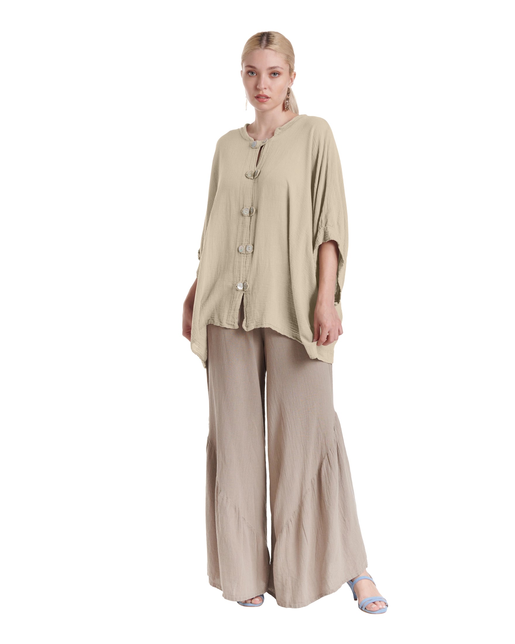 Orient Cotton Gauze Blouse – New Arrival-Oh My Gauze