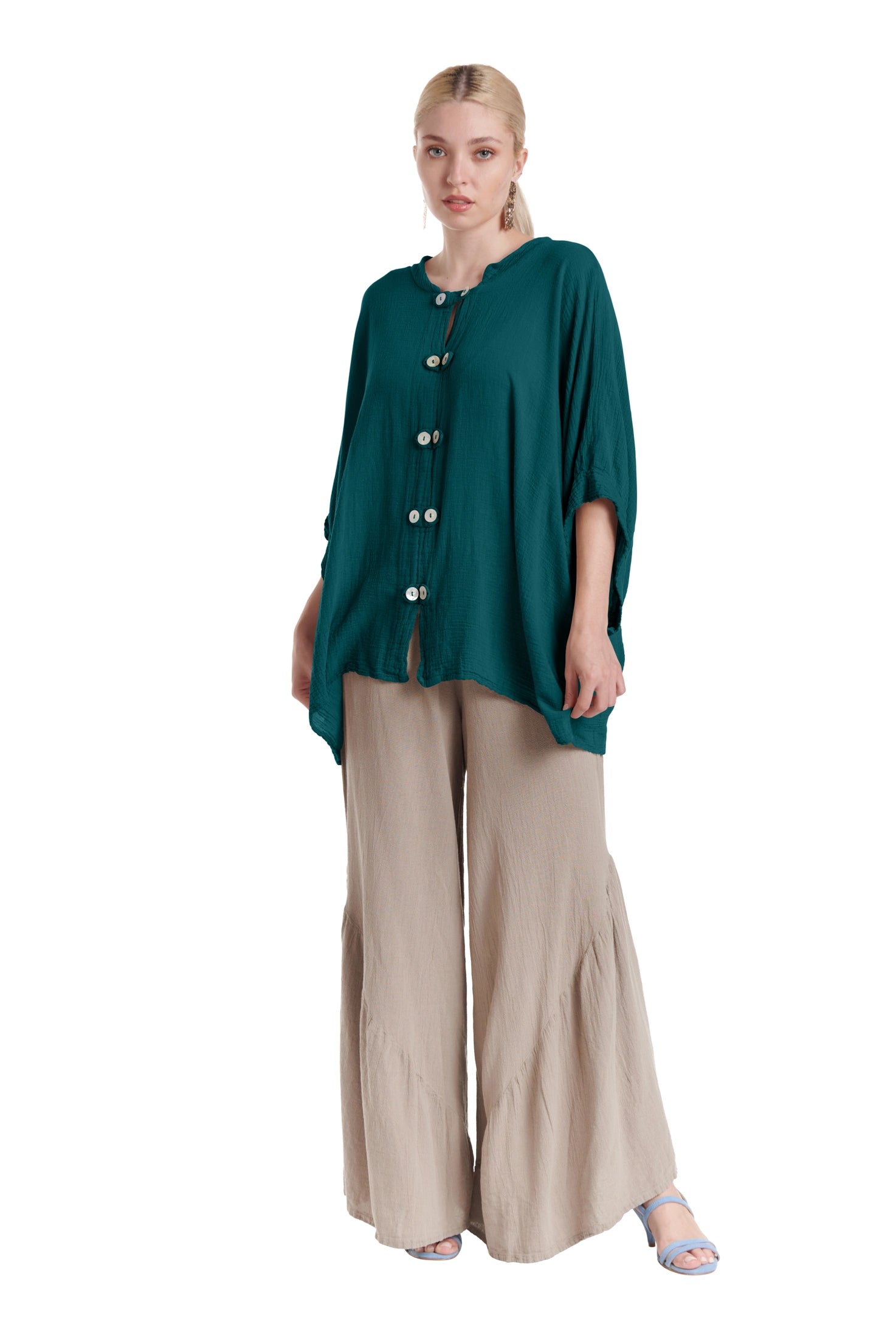 Orient Cotton Gauze Blouse – New Arrival-Oh My Gauze