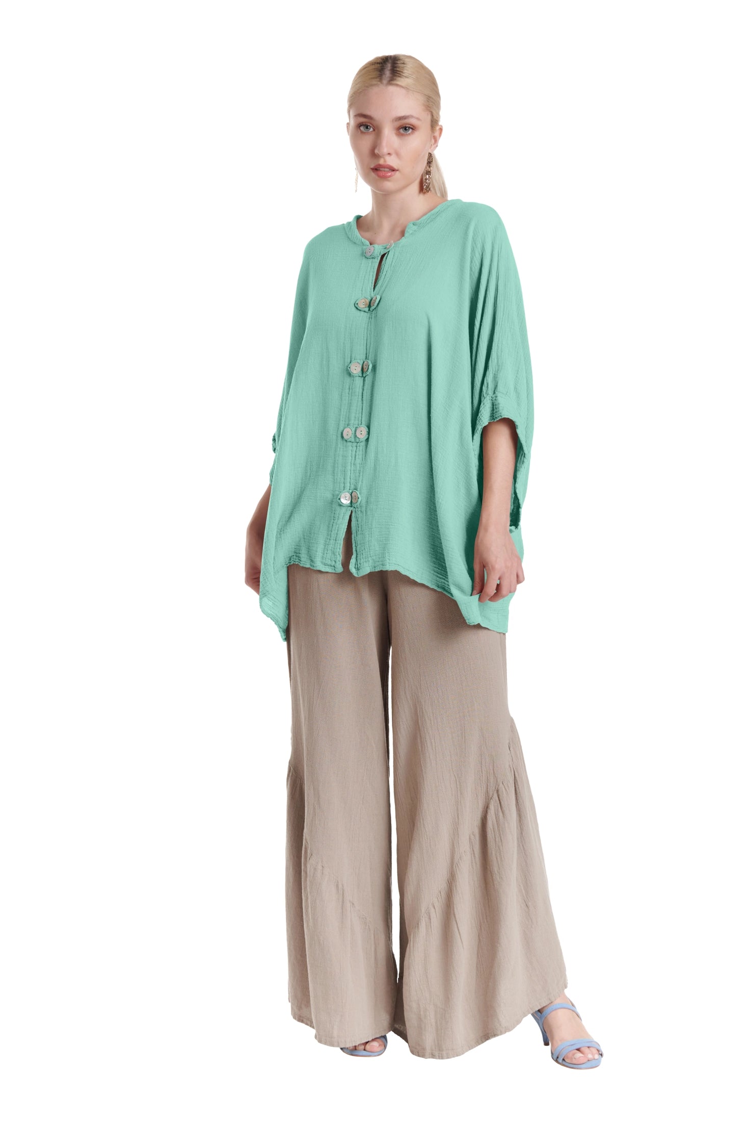 Orient Cotton Gauze Blouse – New Arrival-Oh My Gauze