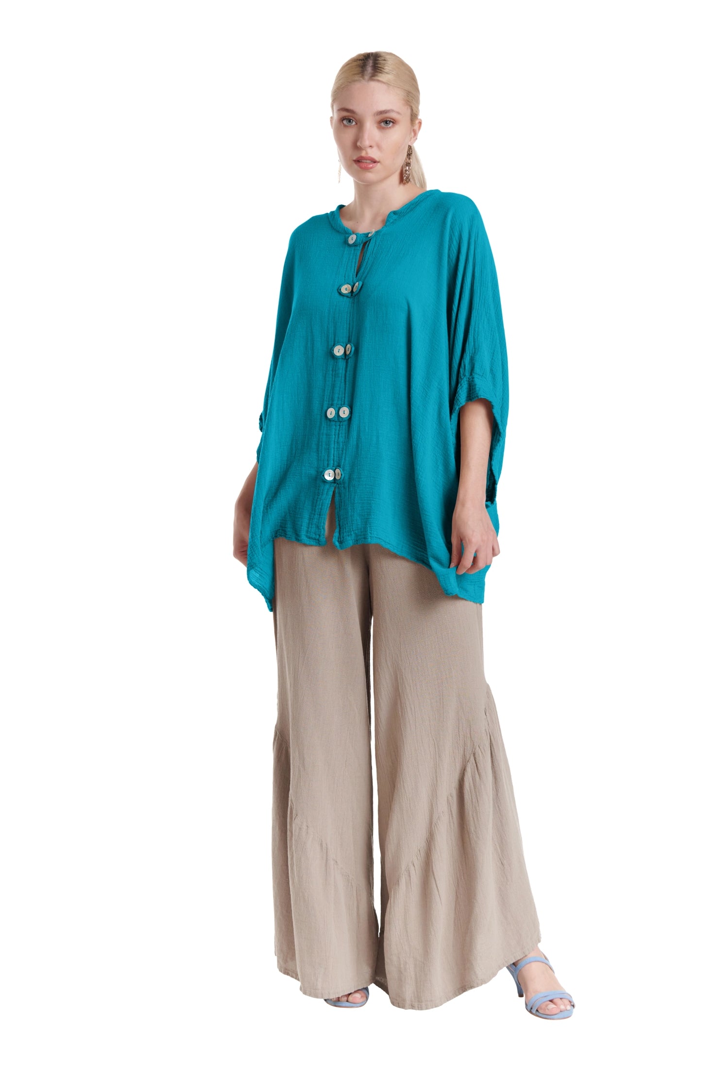 Orient Cotton Gauze Blouse – New Arrival-Oh My Gauze