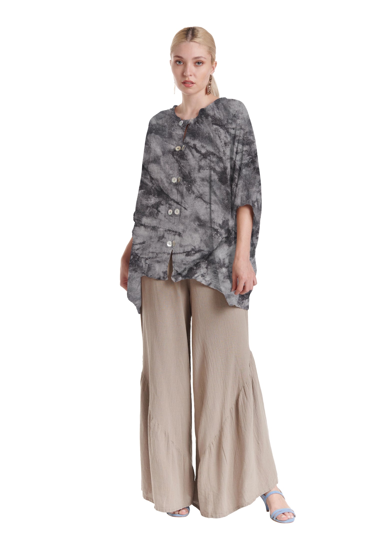 Orient Cotton Gauze Blouse-Oh My Gauze