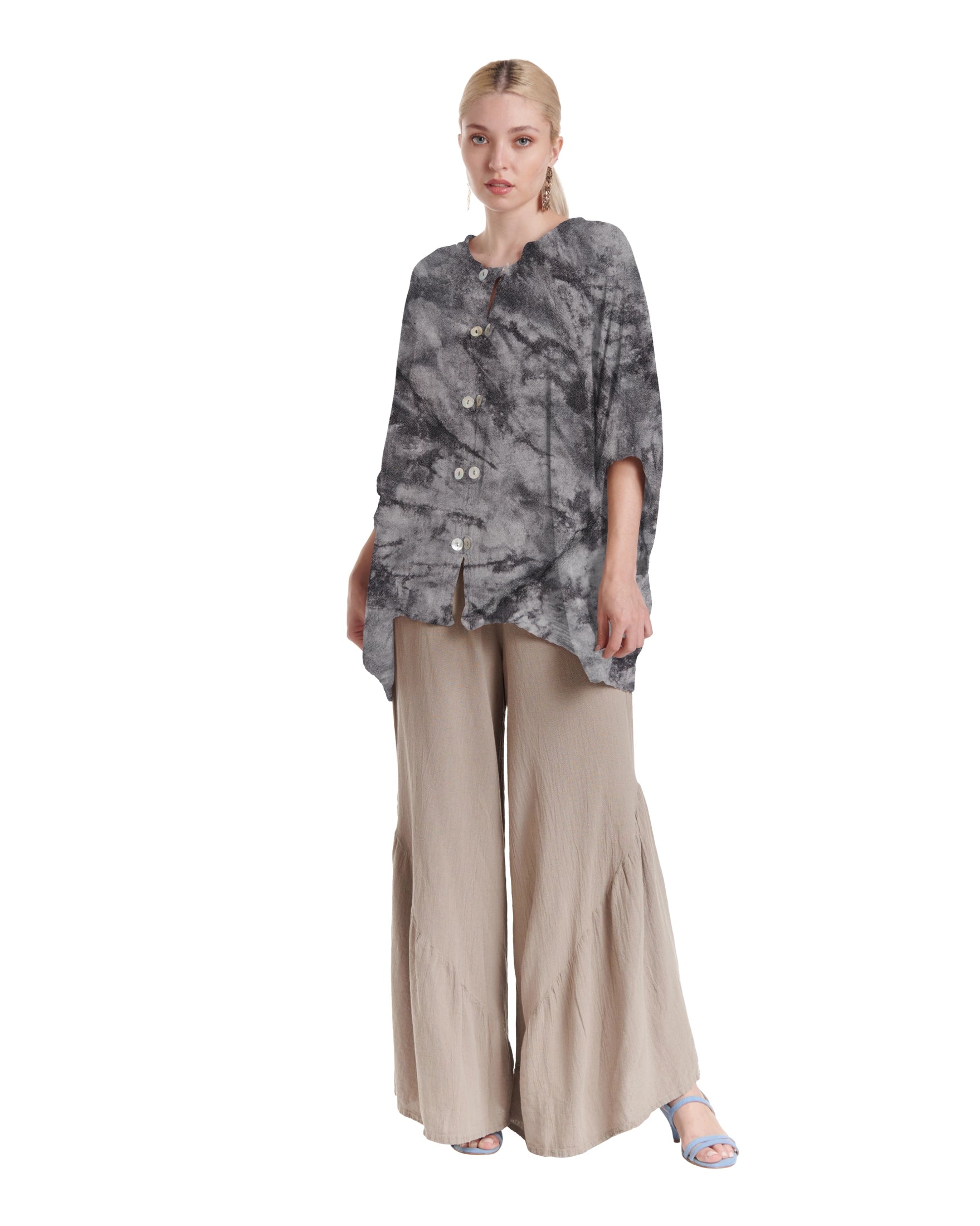 Orient Cotton Gauze Blouse-Oh My Gauze