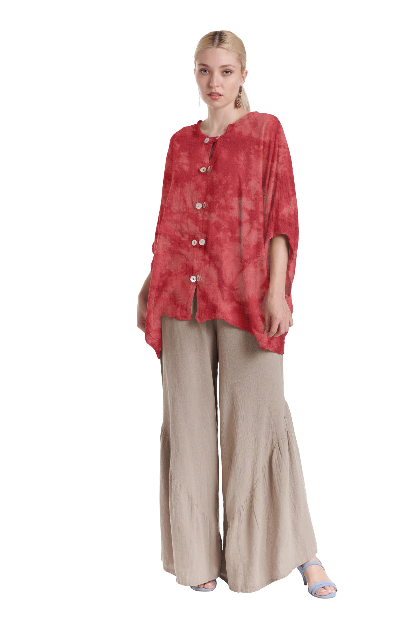 Orient Cotton Gauze Blouse – New Arrival-Oh My Gauze