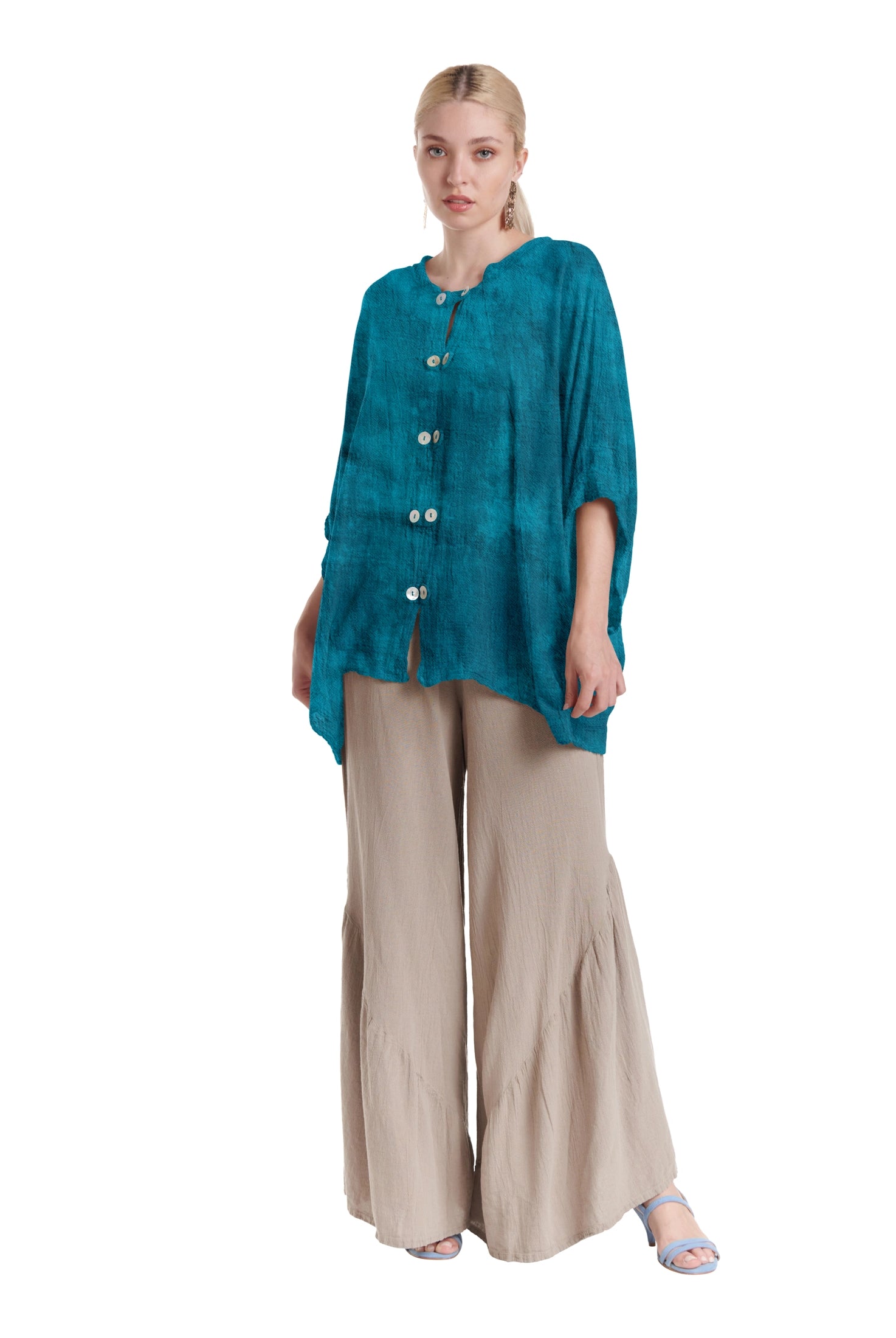 Orient Cotton Gauze Blouse – New Arrival-Oh My Gauze