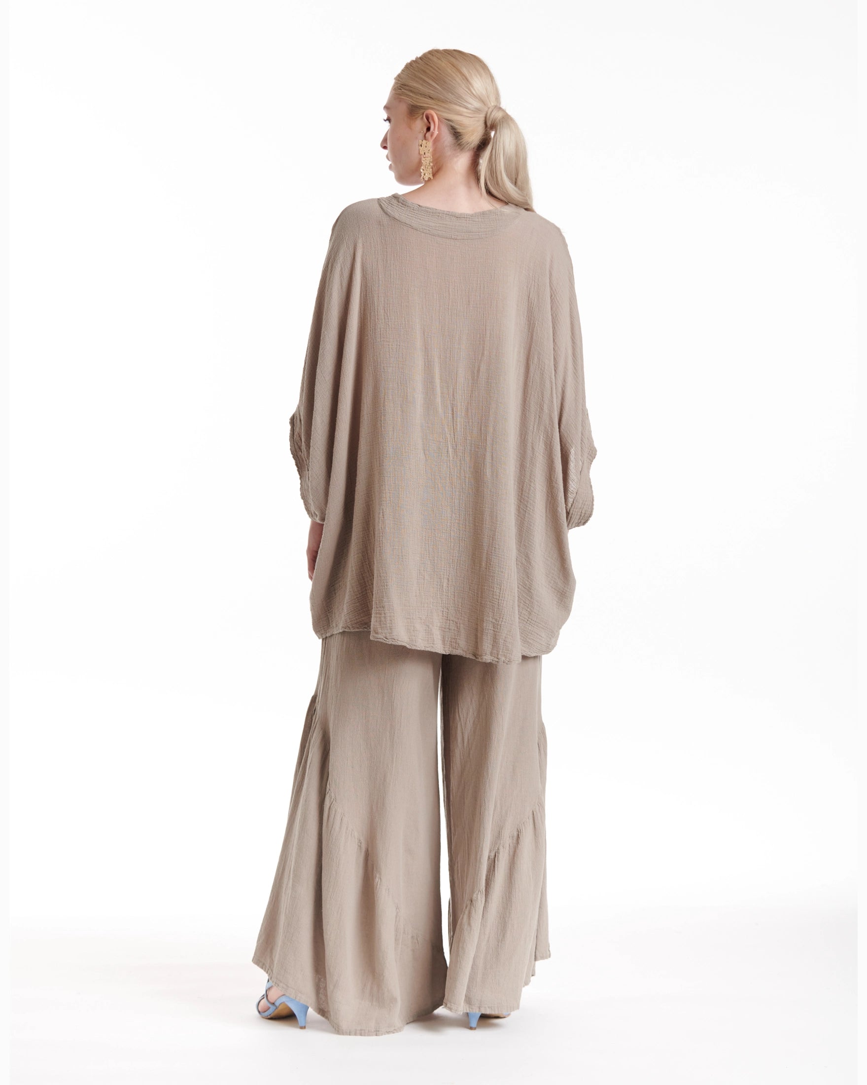 Orient Cotton Gauze Blouse-Oh My Gauze