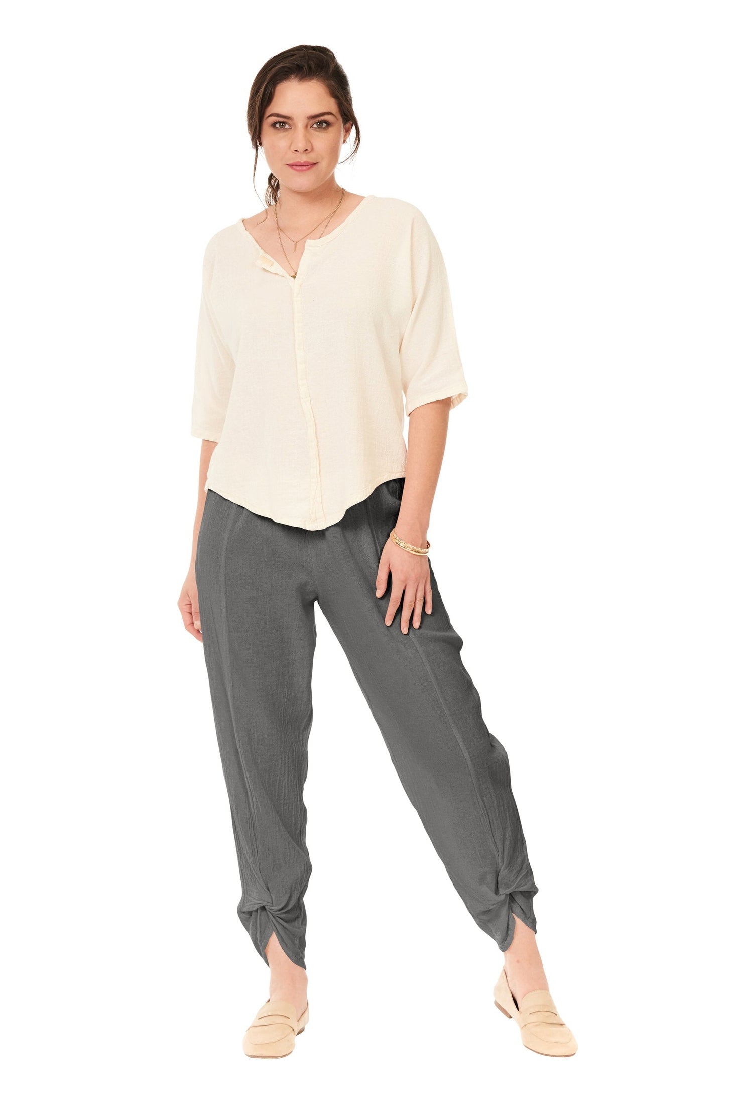 Zoey Cotton Gauze Pants-Oh My Gauze