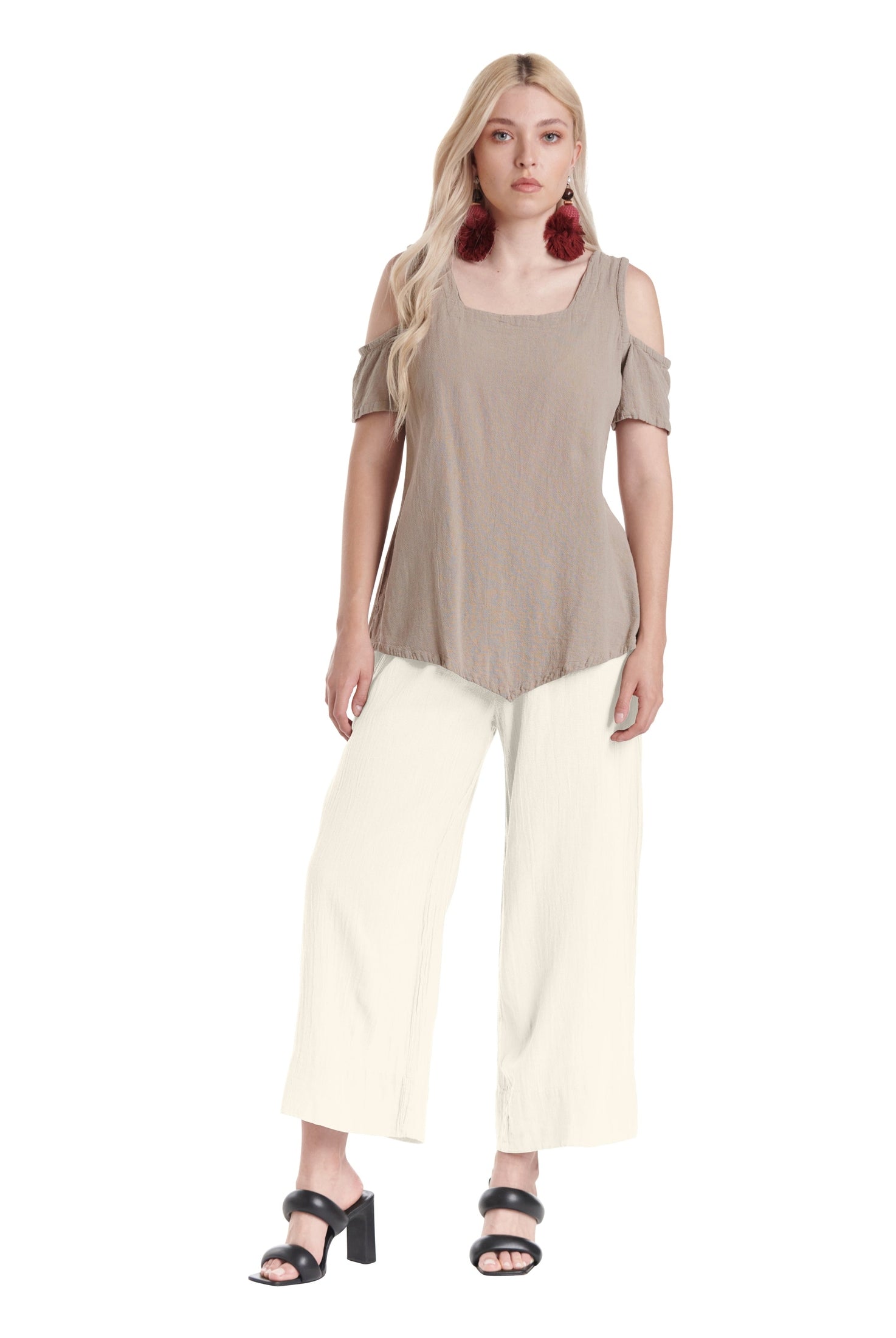 Paula Cotton Gauze Pants-Oh My Gauze