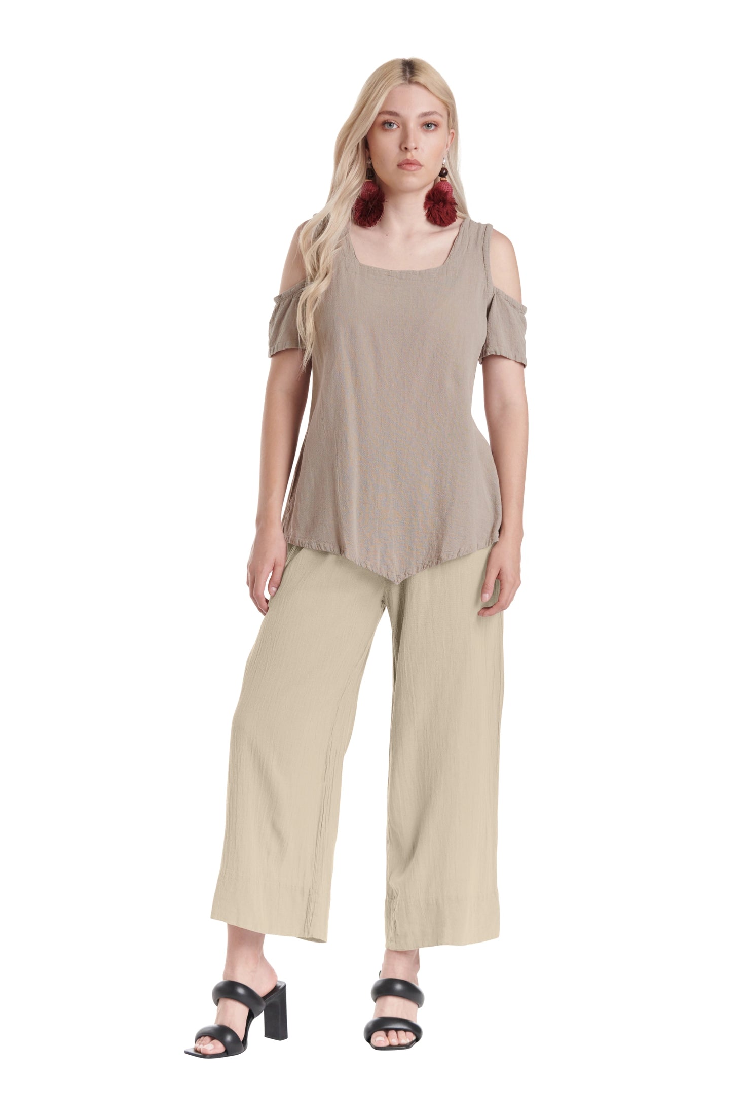 Paula Cotton Gauze Pants-Oh My Gauze