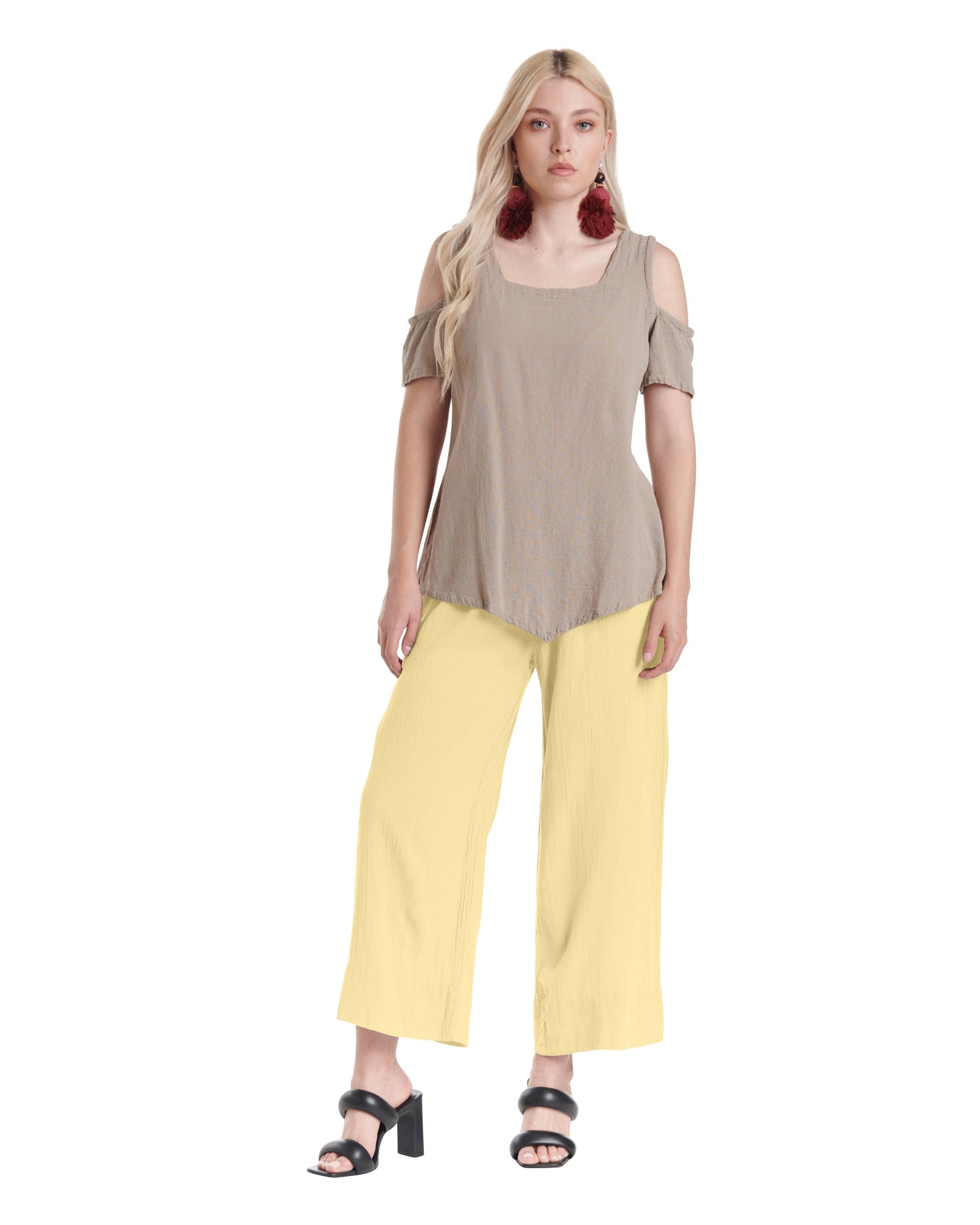 Paula Cotton Gauze Pants-Oh My Gauze