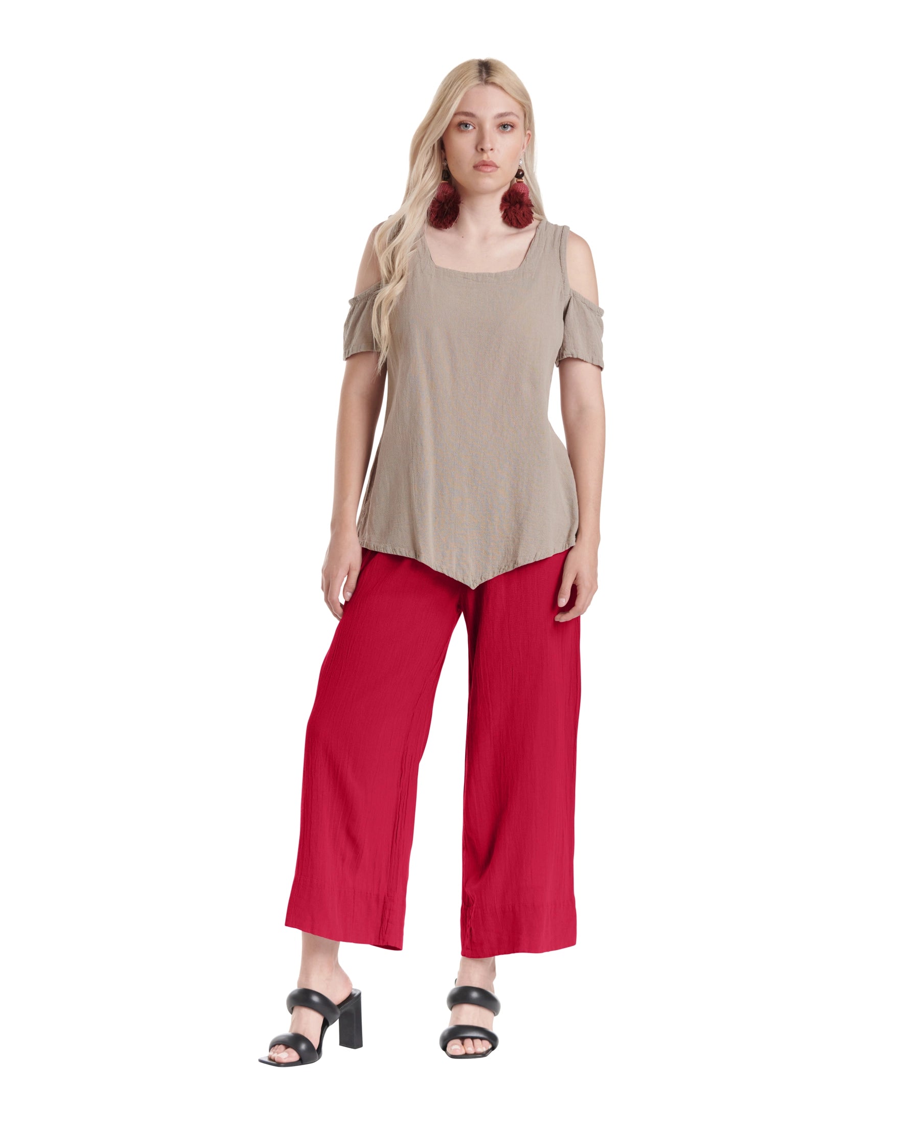 Paula Cotton Gauze Pants-Oh My Gauze