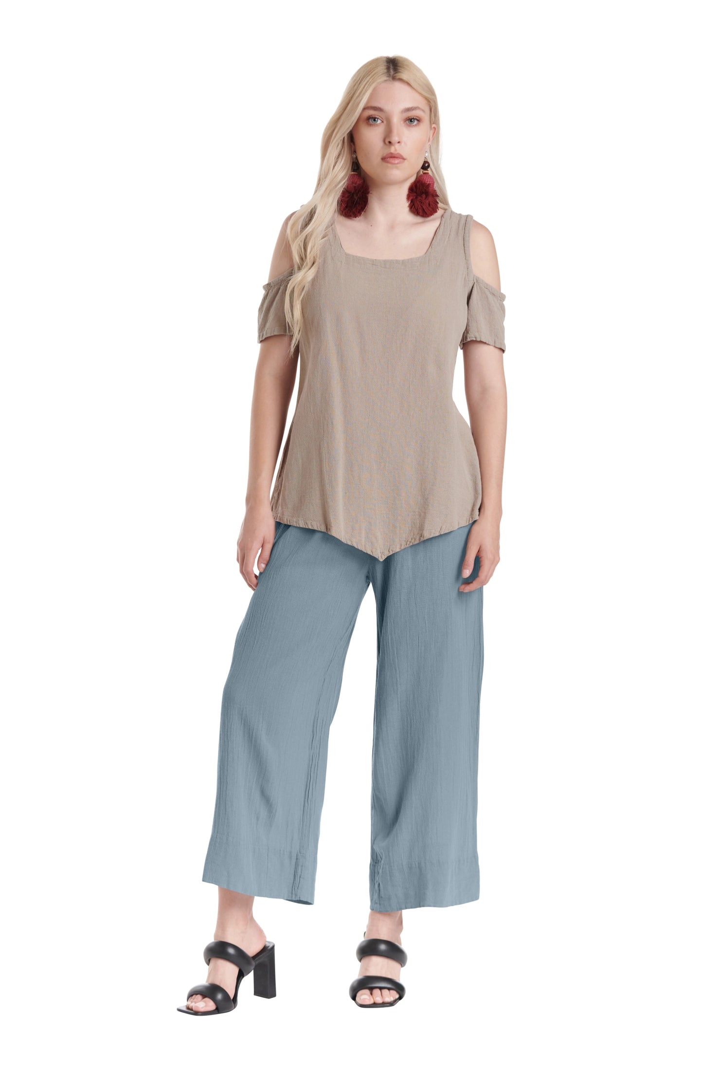 Paula Cotton Gauze Pants-Oh My Gauze