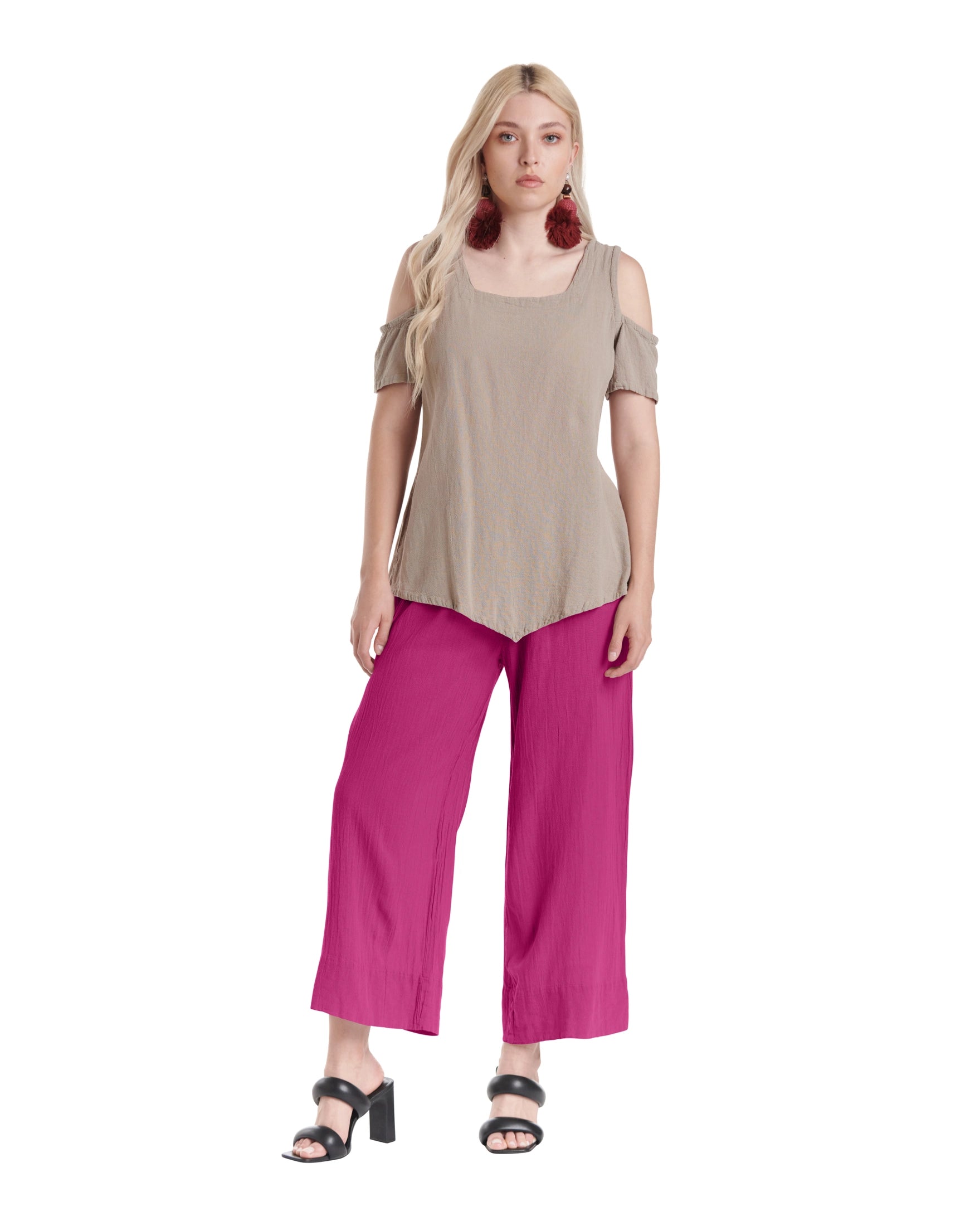 Paula Cotton Gauze Pants-Oh My Gauze